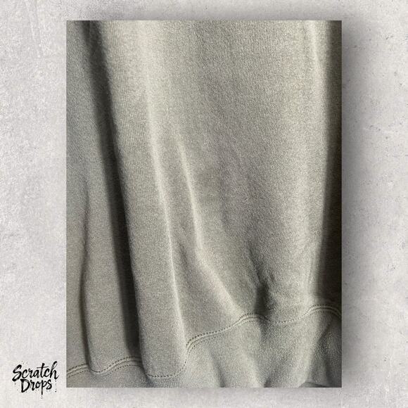 Vintage 90s USMC Crewneck United States Marines Military Green Sweatshirt USA L - Picture 3 of 4